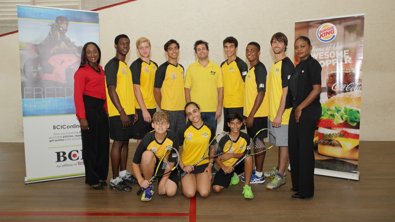 Burger King & BCIC Sponsor Junior Squash Team to Caribbean Champs